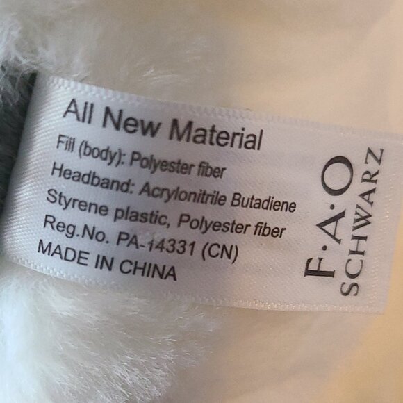 F.A.O. SCHWARZ CHEERS 4 ANTLERS WEAR & SHARE HEADBAND 12'' PLUSH HUSKY ITEM#2796 - Picture 9 of 10